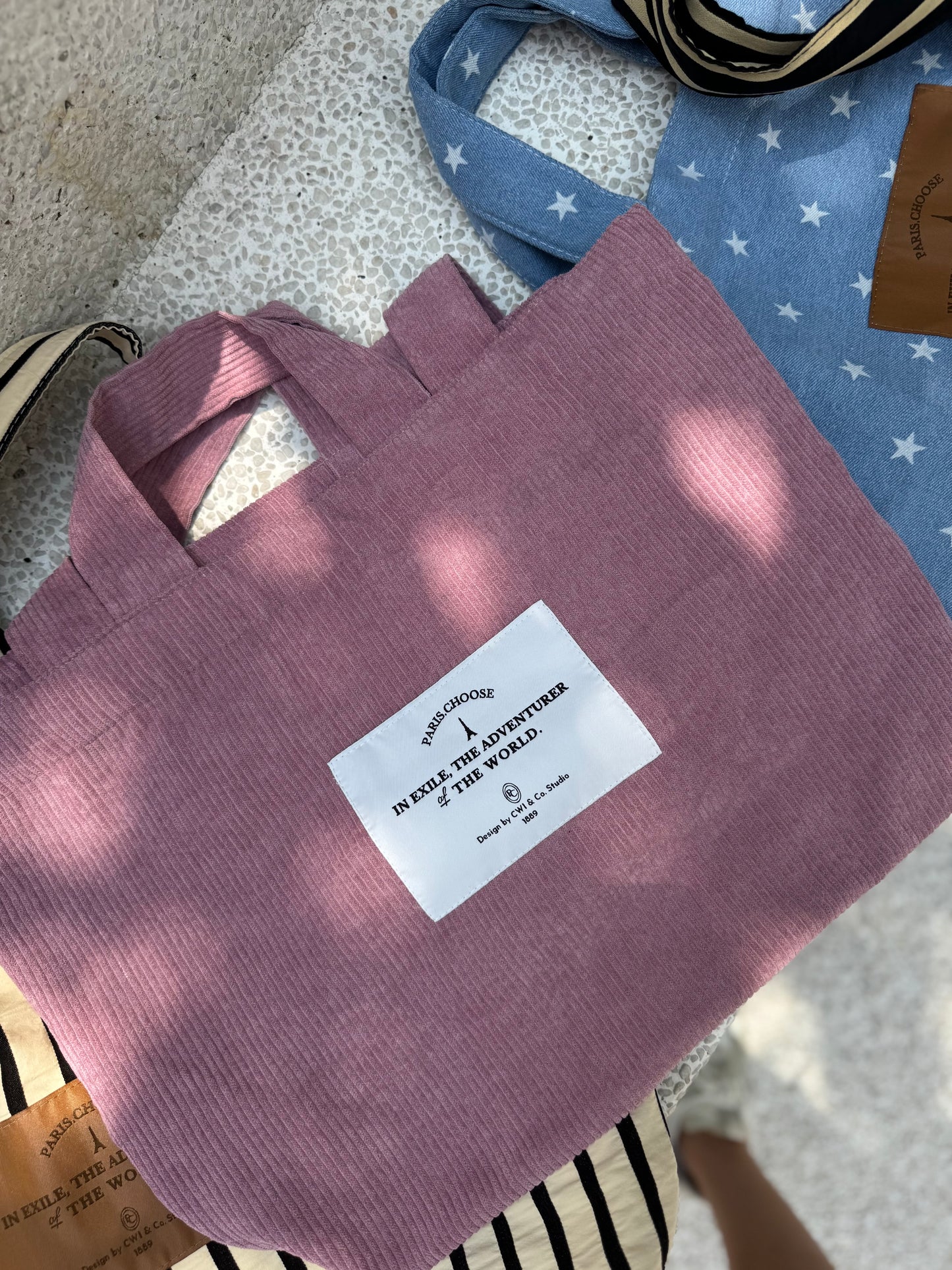 法國巴黎鐵塔 草莓優格托特包